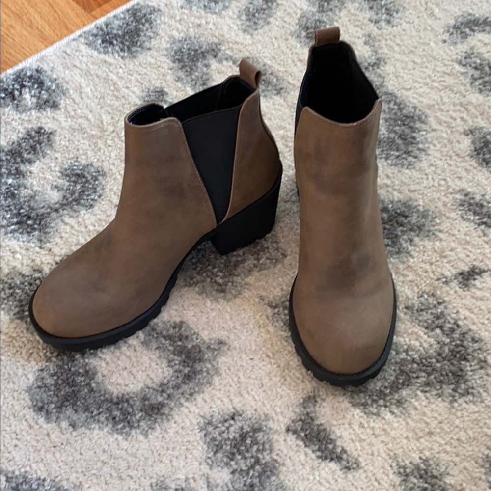 Dirty Laundry booties - worn once